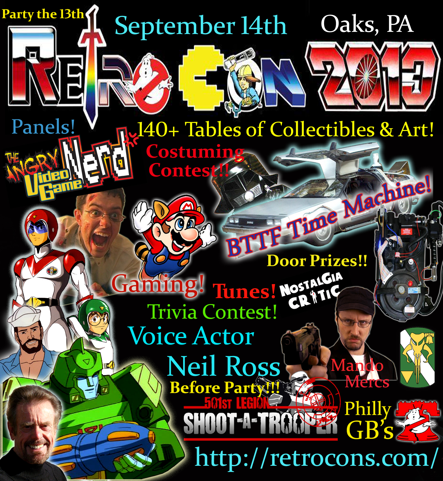 Retrocons Next Week Saturday September 14th 2013
