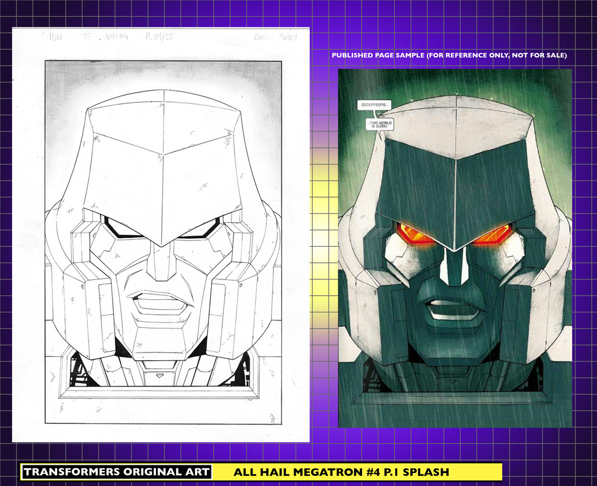 Original Guido Guidi All Hail Megatron Art for Sale