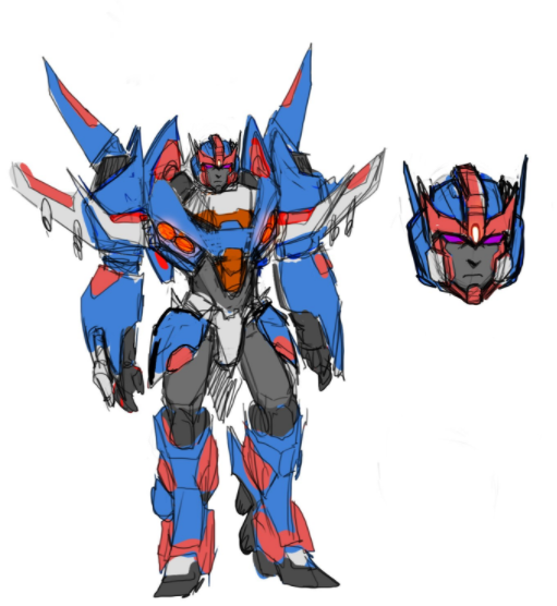 Transformers Comic Artist Sara Pitre-Durocher's Starscream Design Sketches