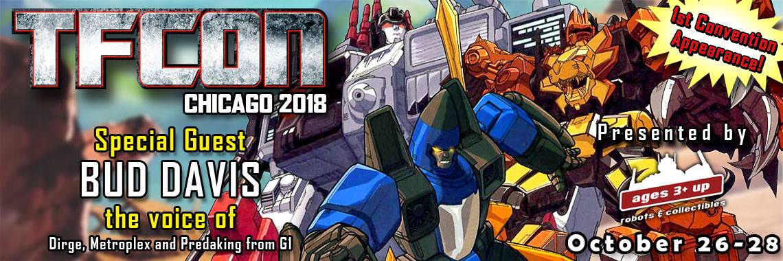 Voice Actor Bud Davis to Attend TFcon Chicago 2018