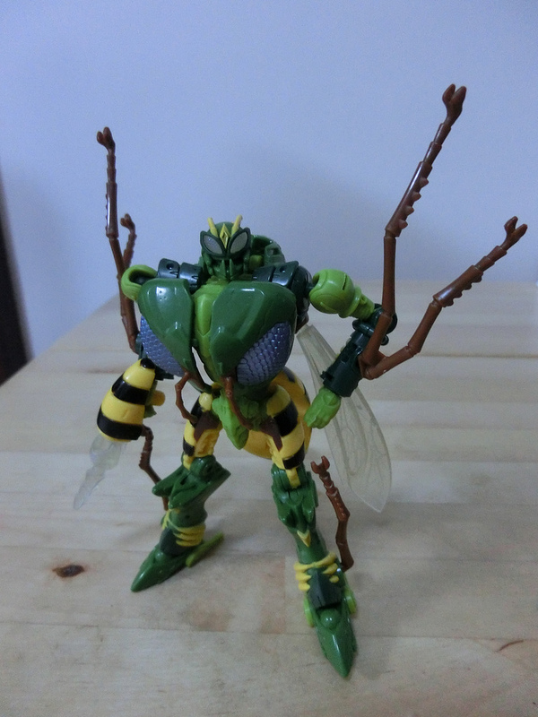 Transformers Generations 30th Anniversary Deluxe Waspinator and Skids In-Hand