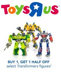 TRU Sale Buy 1 Get one Half off ROTF