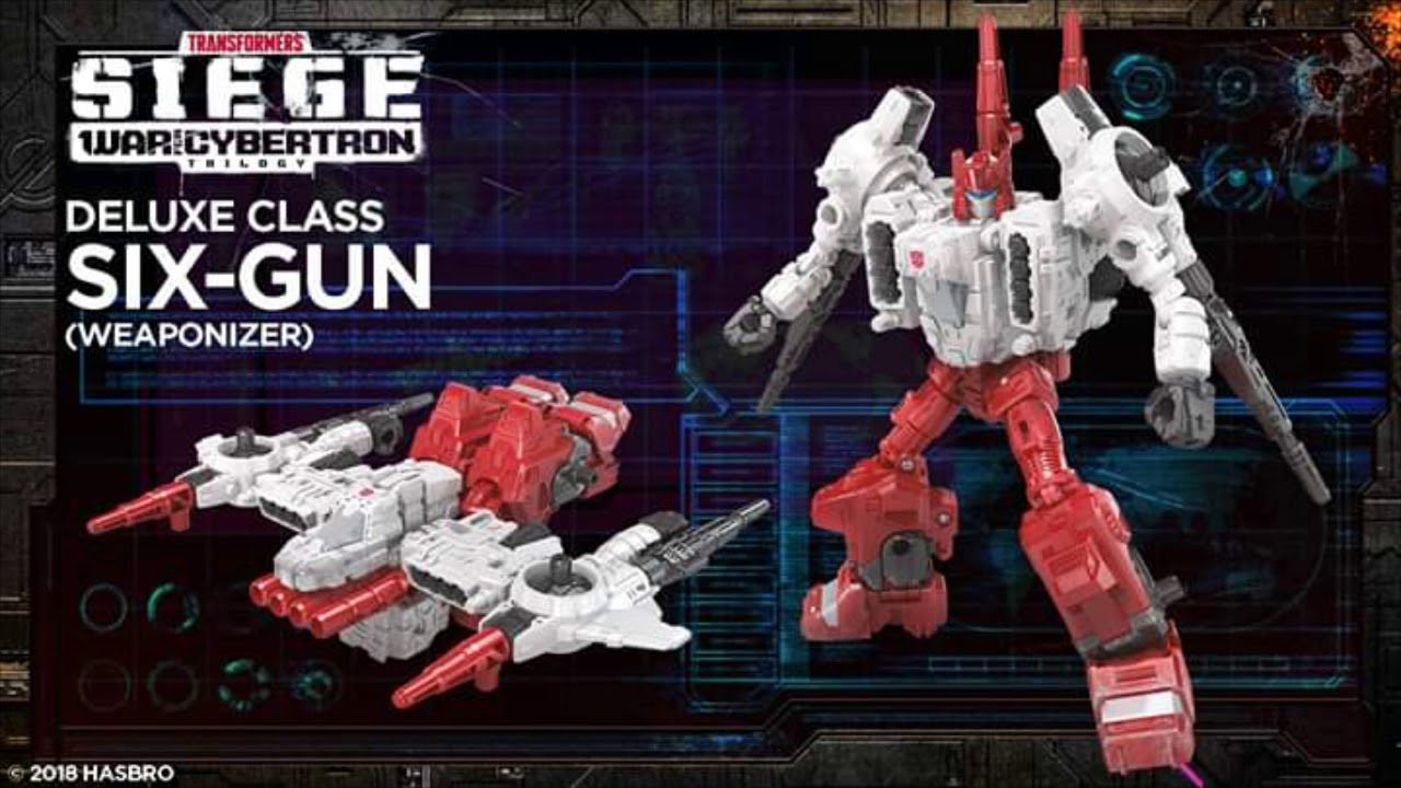 Transformers: SIEGE Deluxe Autobot Sixgun Video Review!