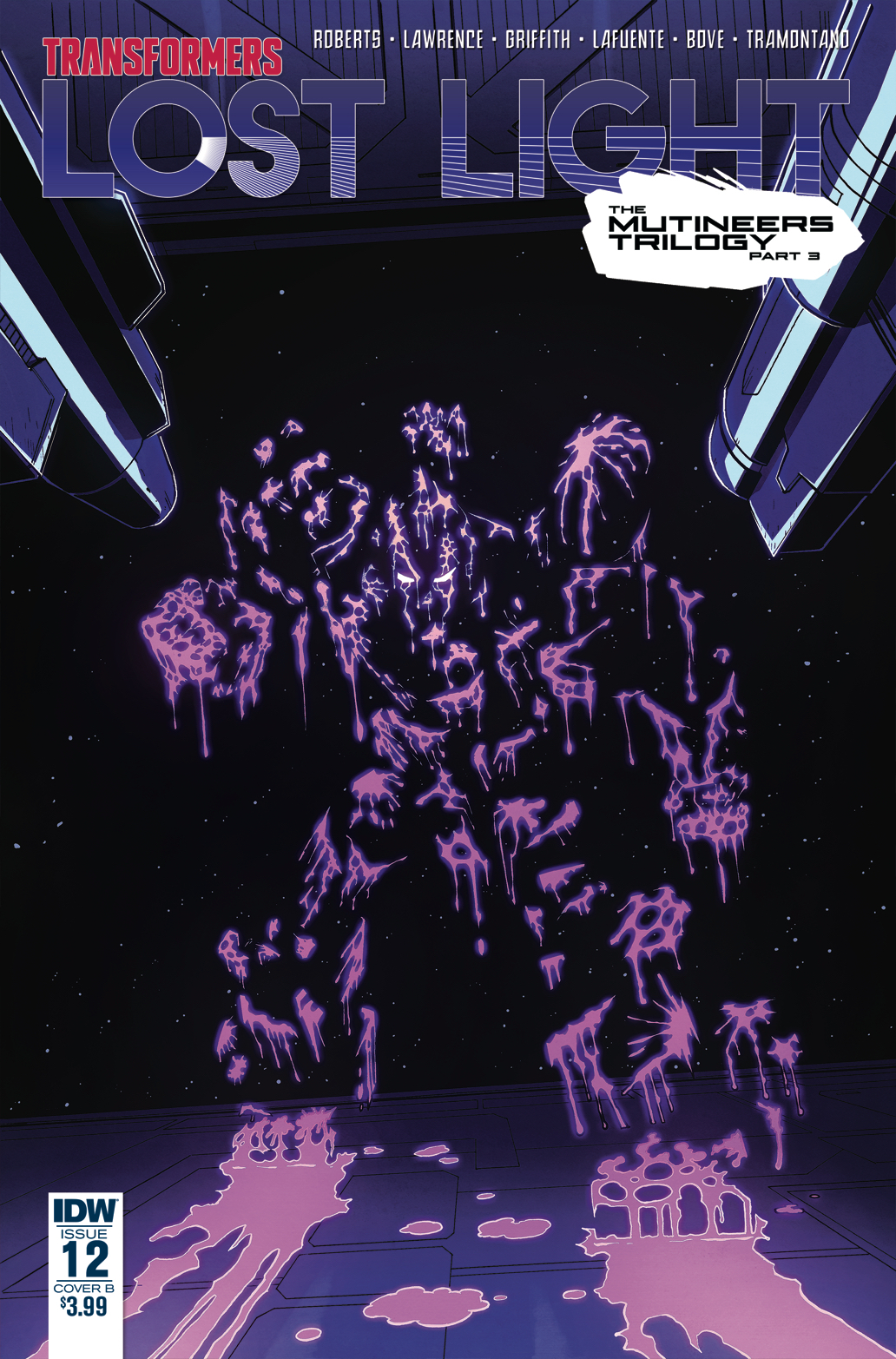 Variant Covers Revealed for  IDW Transformers: Lost Light #12