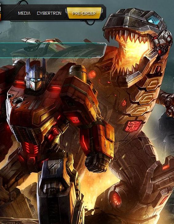 New Transformers: Fall of Cybertron Website is Live