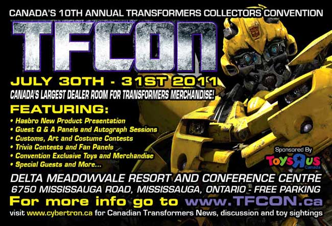 Event Schedule For TFcon 2011