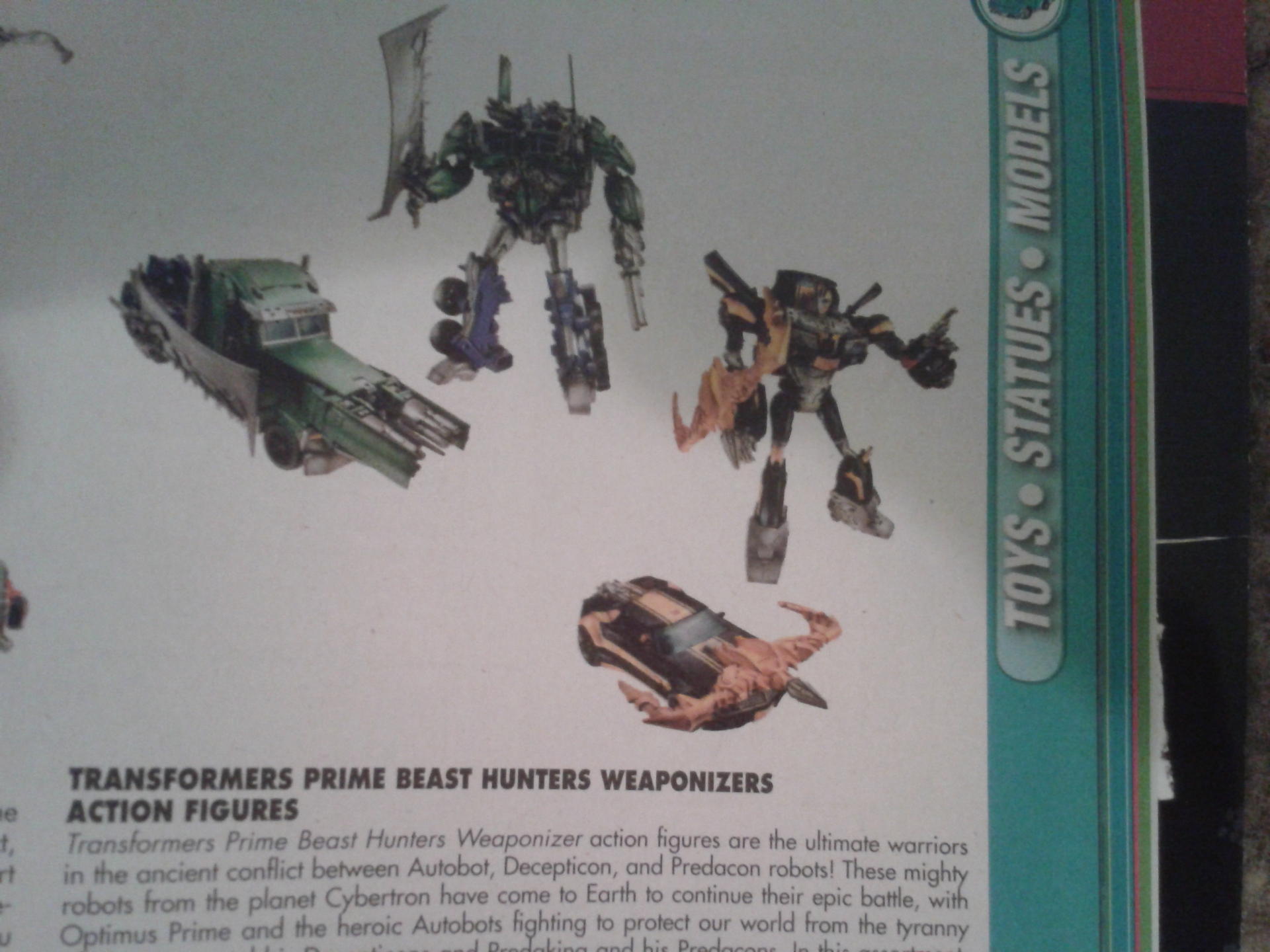 New Transformers Prime Beast Hunters Weaponizer Repaints Revealed