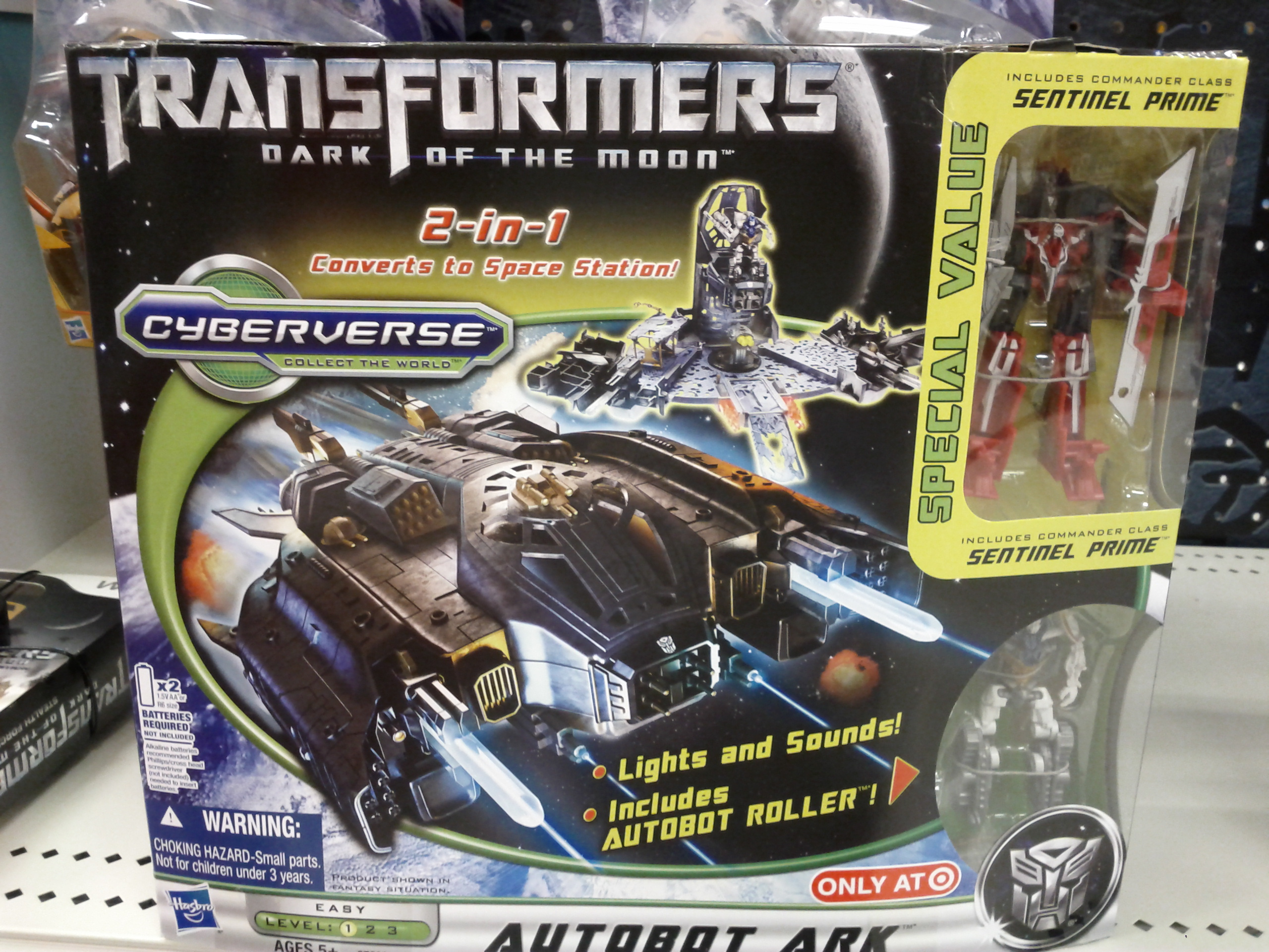 Target Exclusive Cyberverse Ark with Bonus Sentinel Prime