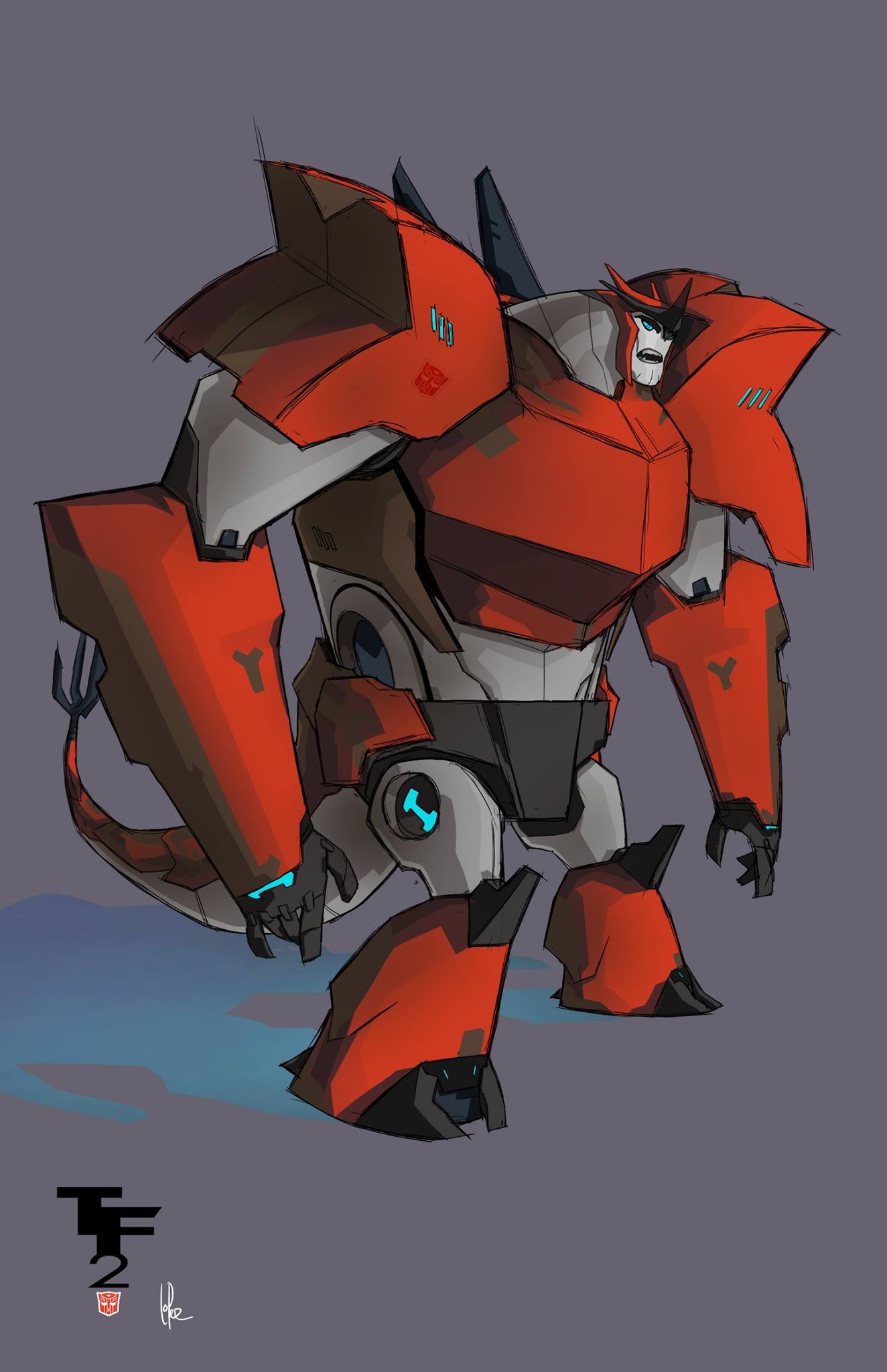 Transformers: Robots in Disguise Grimlock concept art
