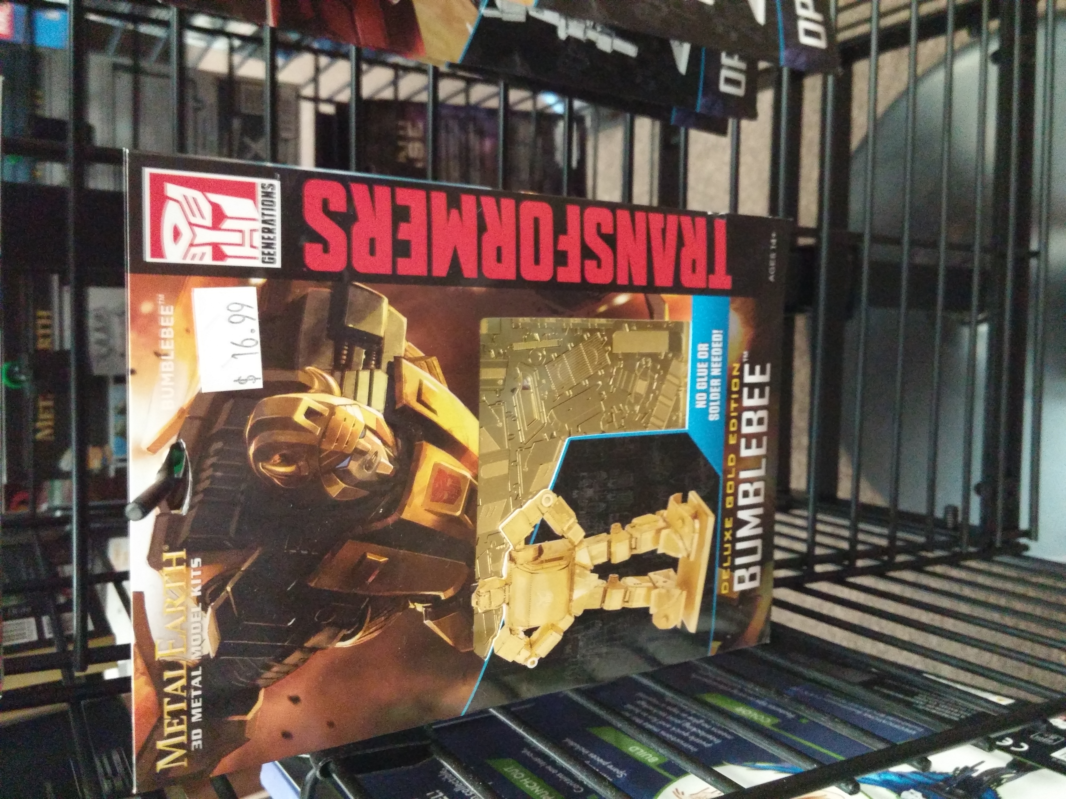 Transformers: Metal Earth Gold Bumblebee kit Finally Found at U.S. Retail