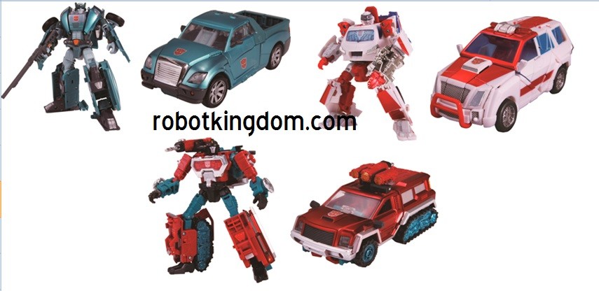 Takara Henkei Autobot Warriors Three-Pack Pre-orders: Ratchet, Kup, Perceptor (Asia Exclusive)
