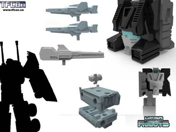 TFcon 2011 Registration Update and Exclusive Revealed: Head Robots Stronghold