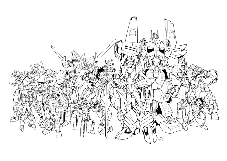 Nick Roche Auto Assembly 2012 Transformers: MTMTE Print
