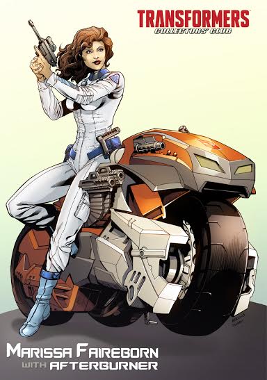 Transformers Collector's Club 2015 Exclusive #2 Revealed: Marissa Faireborn with Afterburner
