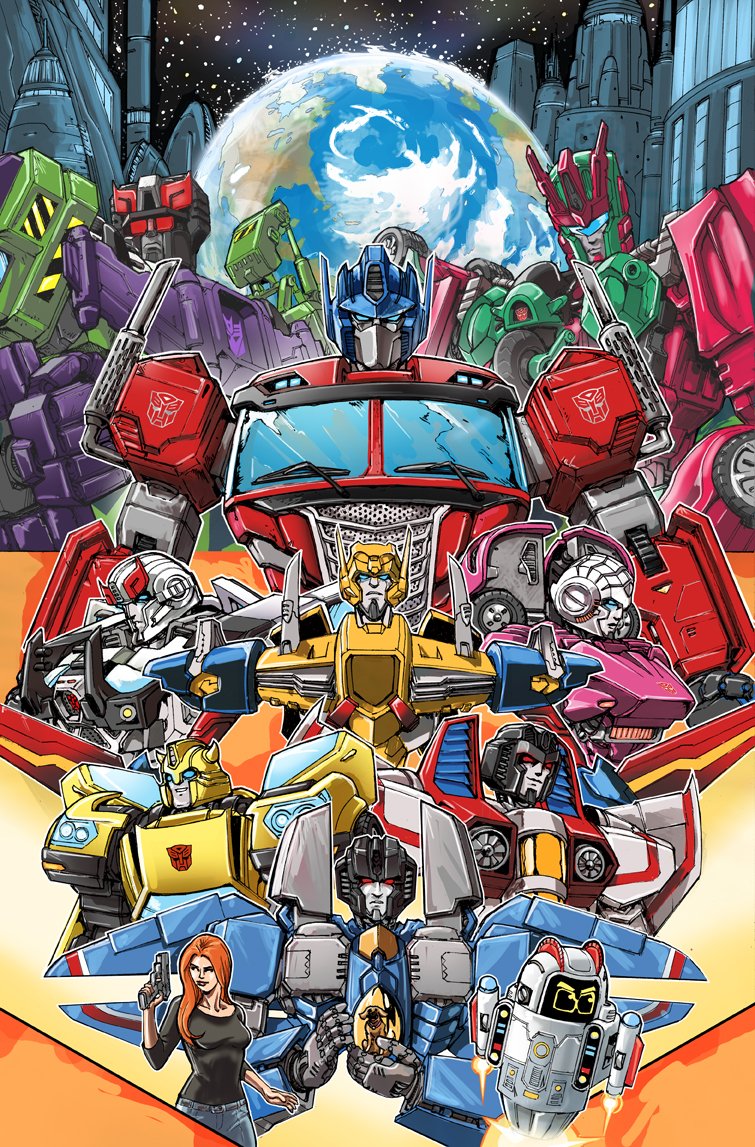 Andrew Griffith Variant Cover for IDW Optimus Prime #25 Revealed