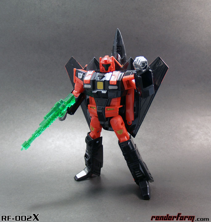 RF-002X Mach Red Limited Edition Kit at Renderform