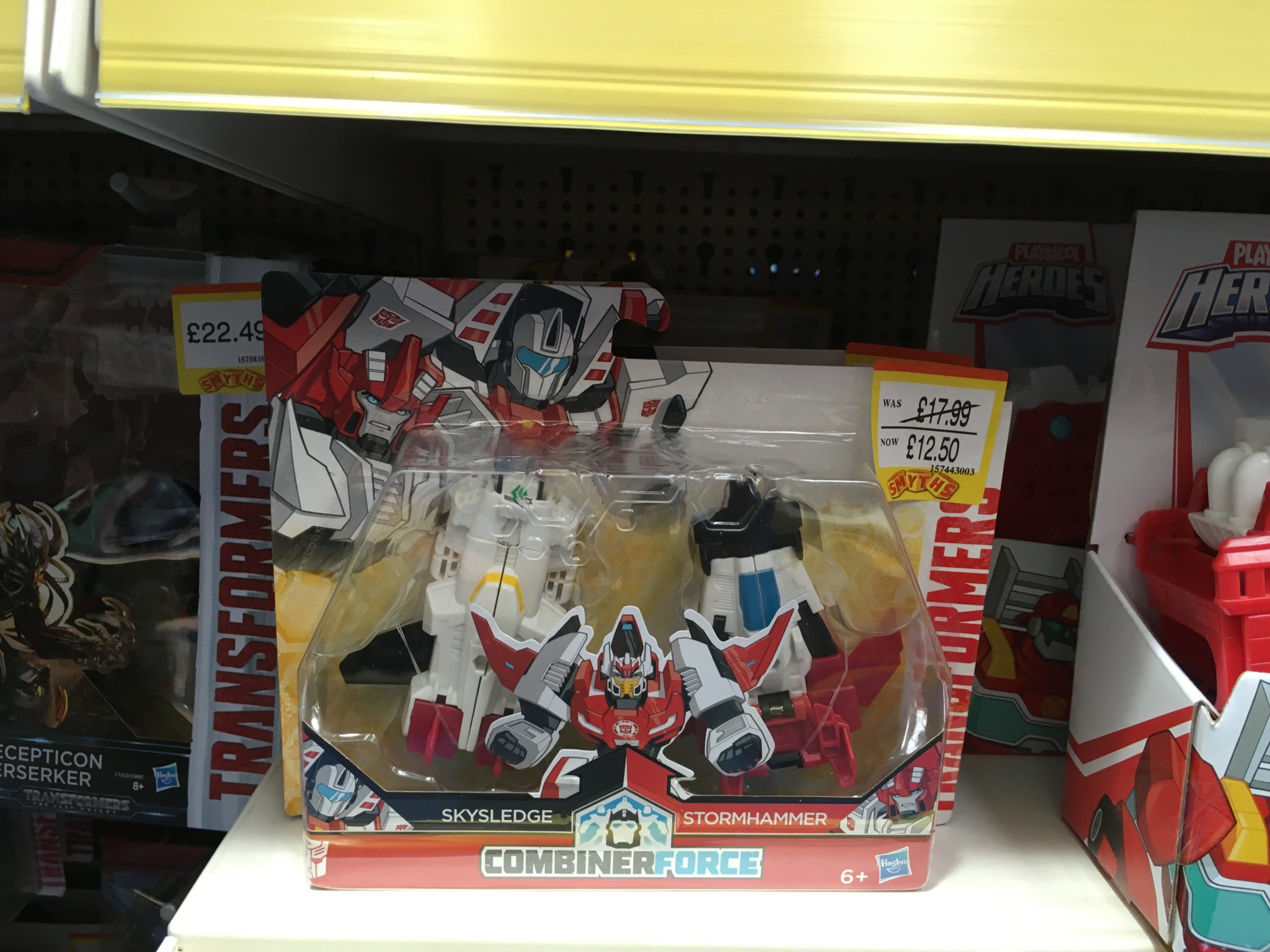Transformers Robots in Disguise Combiner Force Crash Combiner Skyhammer Spotted at UK Retail
