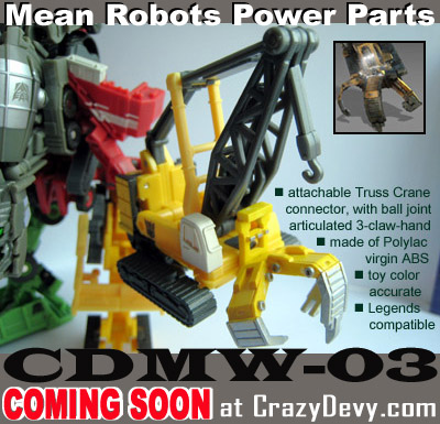 New Upgrade for EZ / Legends Devastator from CrazyDevy.com