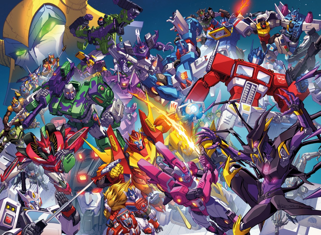 IDW Transformers and More Than Meets the Eye #36 Interlocking Alex Milne Covers
