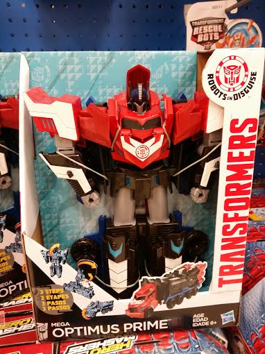 First Sighting of Transformers Robots in Disguise (2015) Mega Optimus Prime at retail