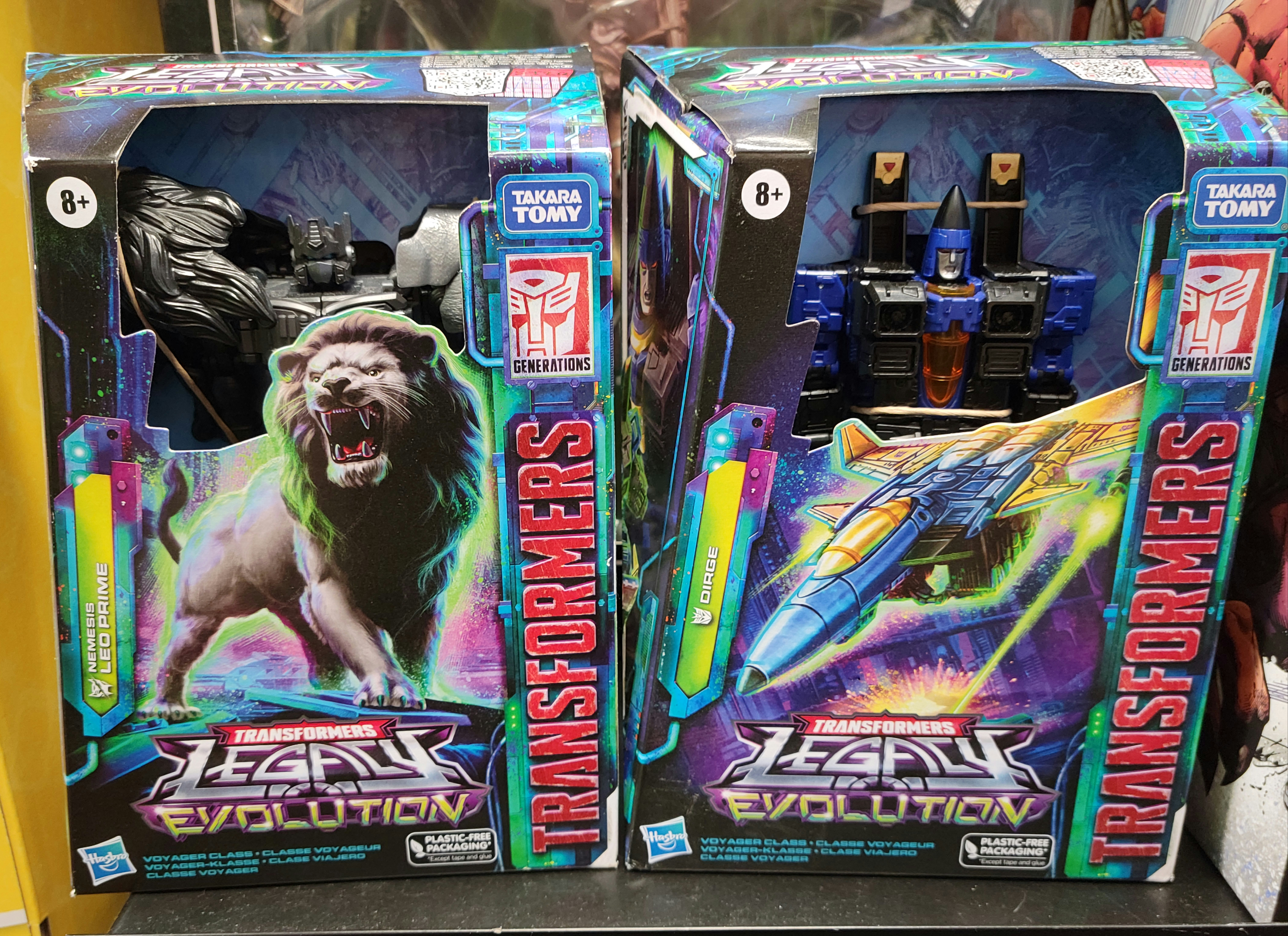 Legacy Evolution Dirge and Nemesis Leo Prime found at U.S. Retail
