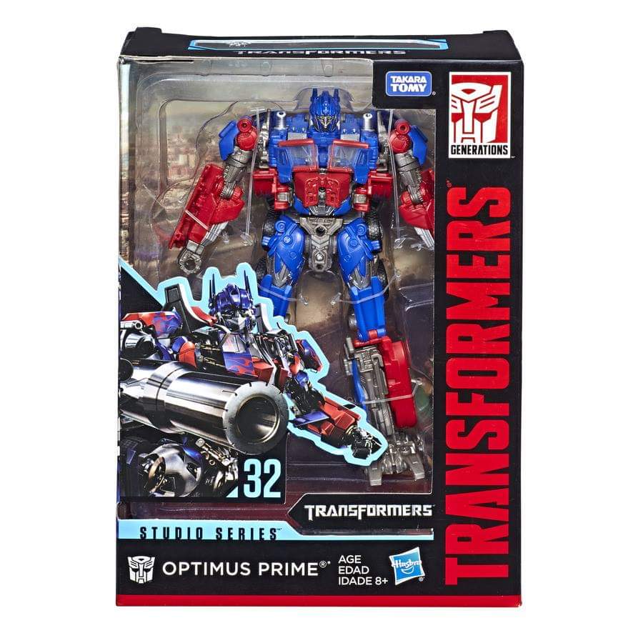 In Package Shots of Transformers Studio Series Optimus, Bonecrusher, Jetfire and DOTM Megatron.
