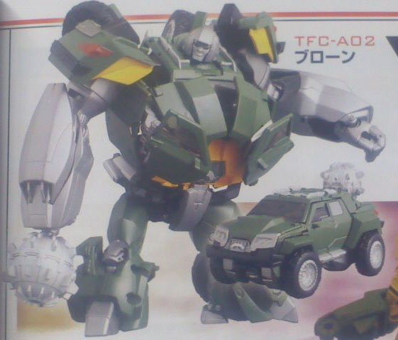 First Look at Takara Tomy Transformers Cloud TFC-A02 Brawn