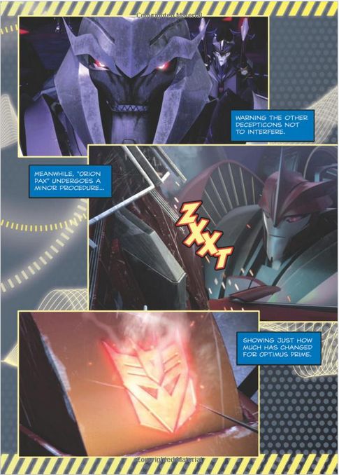 Transformers Prime Season 2 Paperback Preview