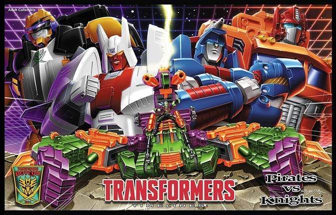 BotCon 2014 Pirates vs. Knights Box Art by Robby Musso Revealed