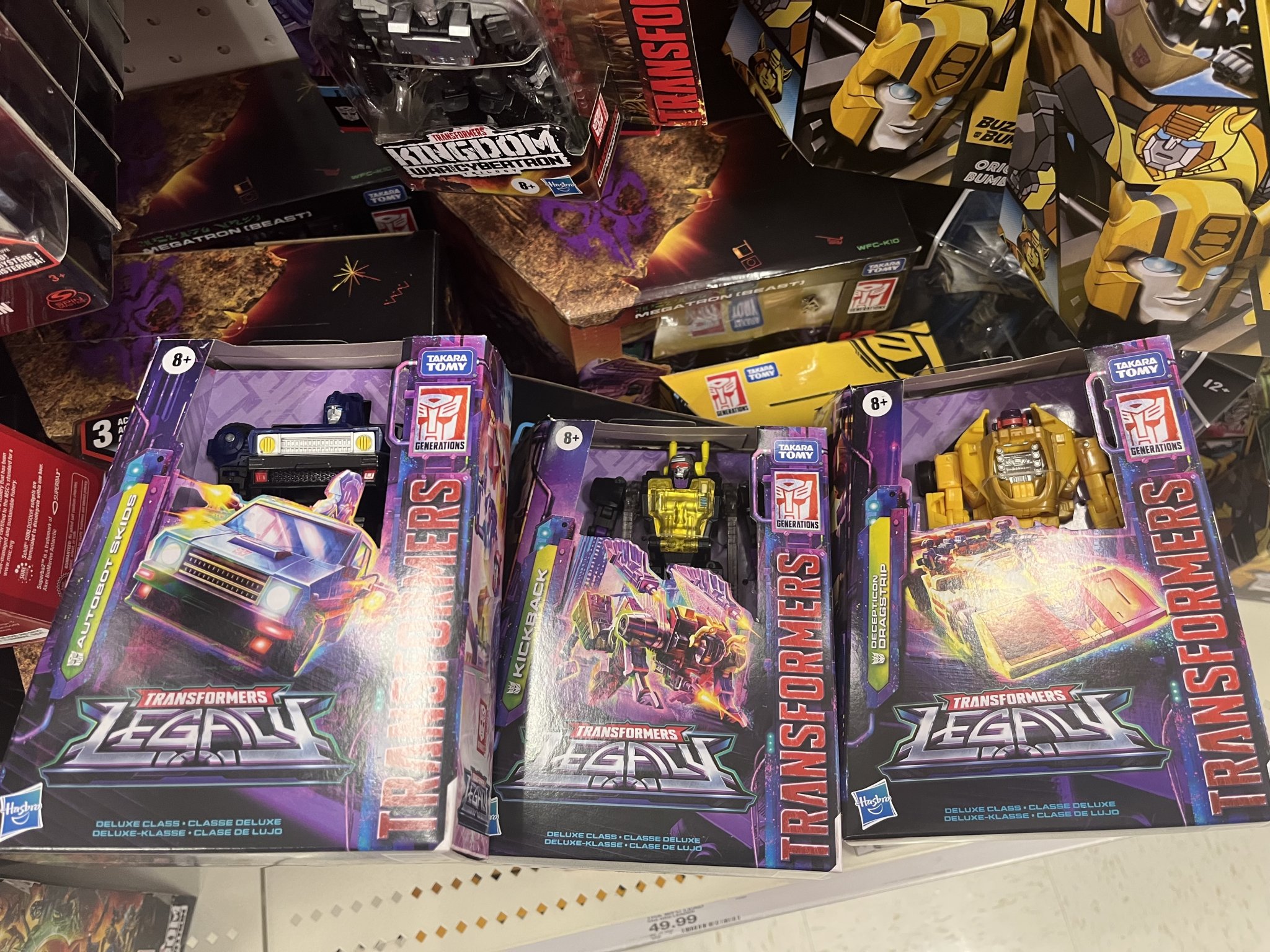 Wave 1 Deluxe Toys of Transformers Legacy Found at Target