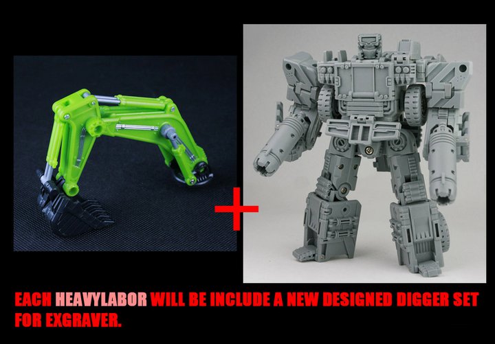 TFC Toys Mad Blender and Neckbreaker to be Revealed August 21; Heavy Labor to Include Newly Designed Digger