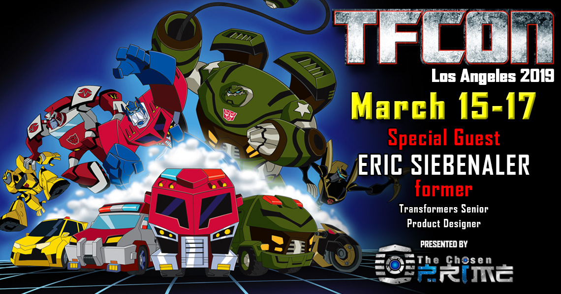 Transformers Designer Eric Siebenaler to attend TFcon Los Angeles 2019