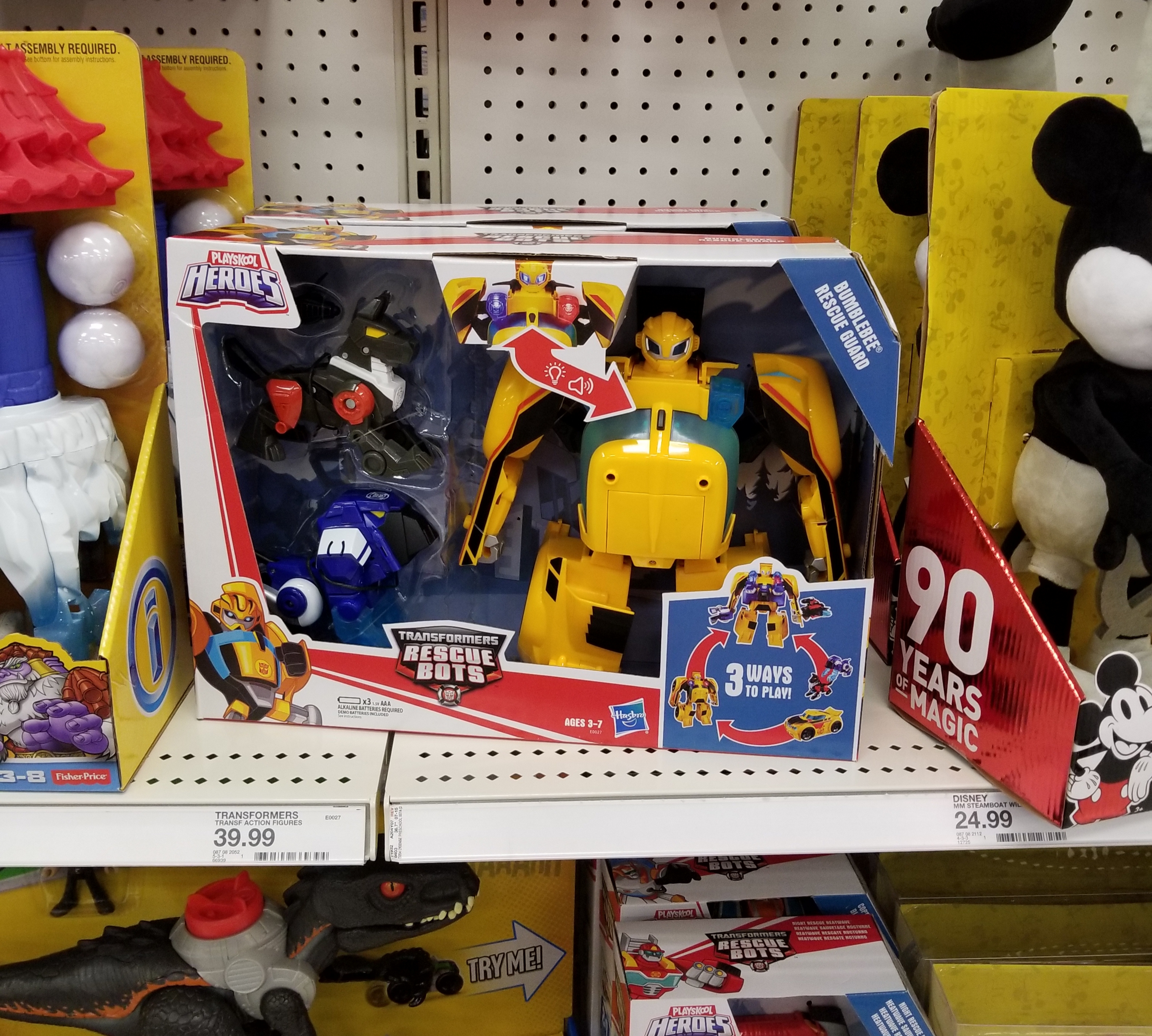 Transformers: Rescue Bots Bumblebee Rescue Guard with Growler and Sergeant Slobber Found at Retail