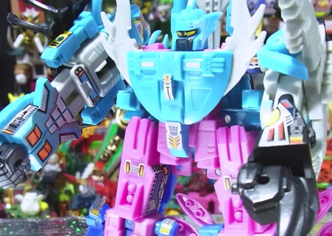 Video Stop-Motion Review - Kabaya Transformers King Poseidon / Seacons