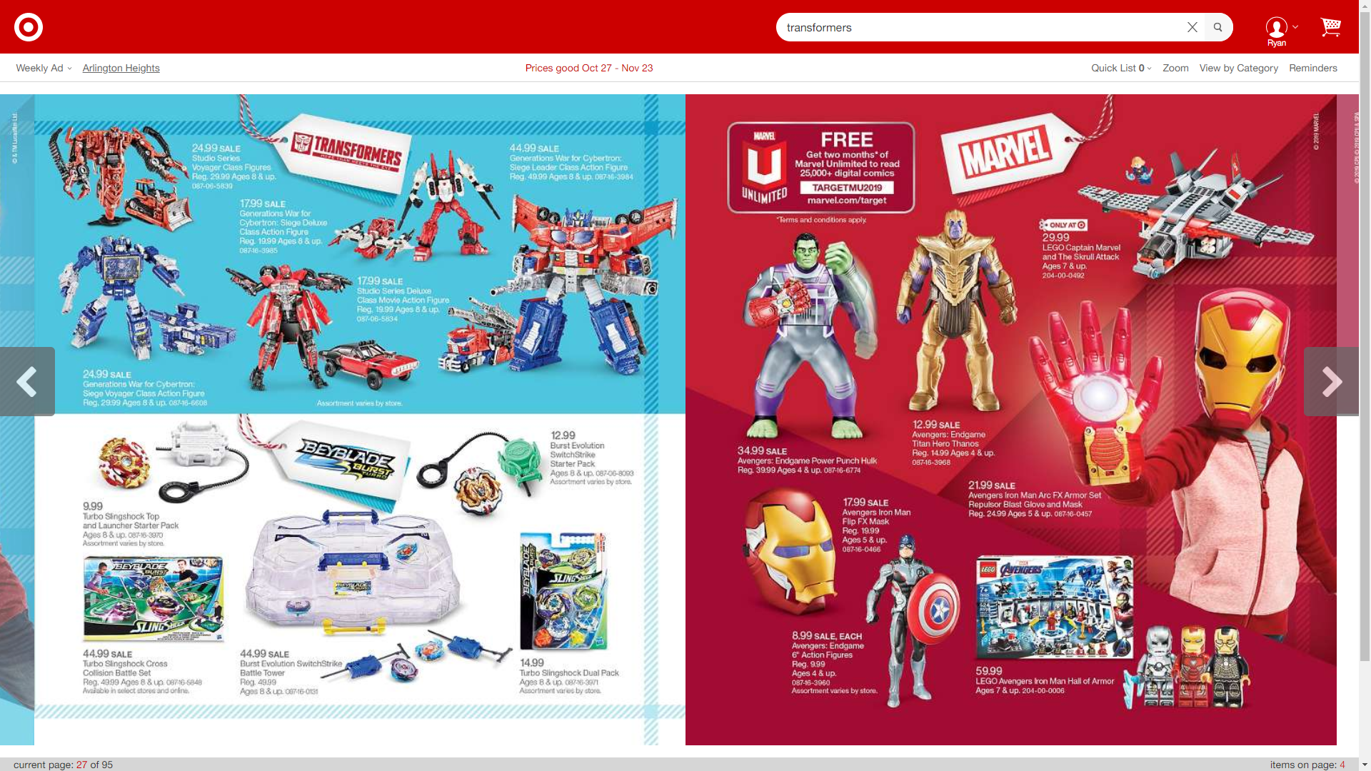 Target Releases Kids Catalogue with 25% Discount Offer on Any Toy including Transformers
