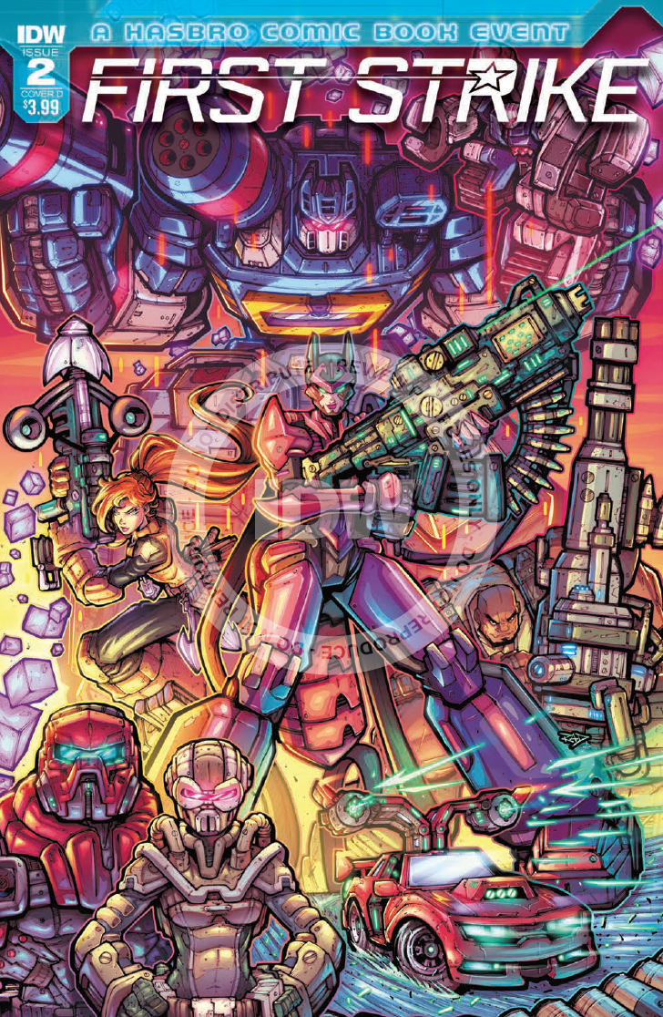 Review of IDW First Strike #2, featuring Transformers, GI JOE, and MASK #HasbroFirstStrike