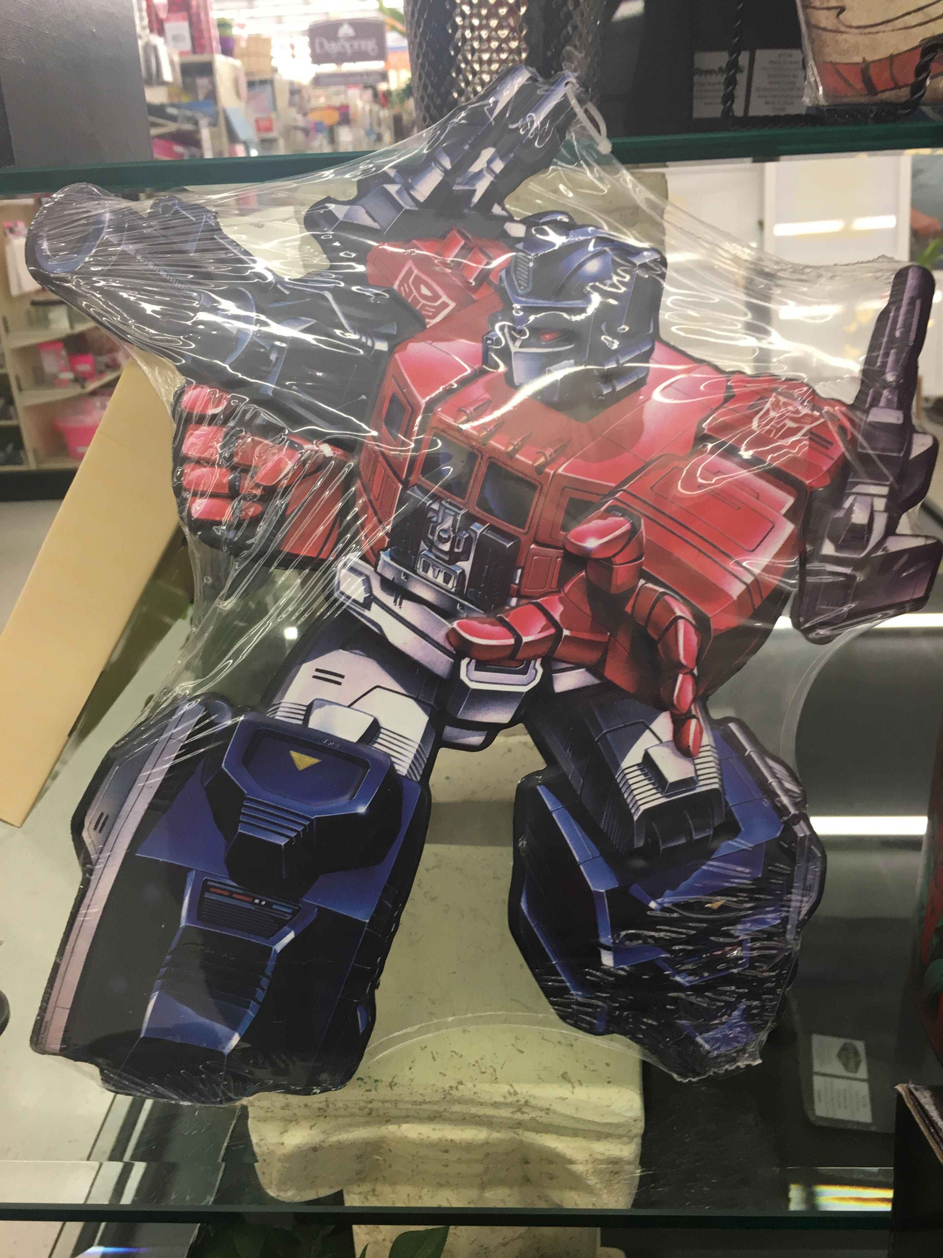 New Hobby Lobby Powermaster Optimus Prime Metal Wall Hanger Found