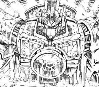 Infestation 2: Transformers #2 Lineart from Guido Guidi