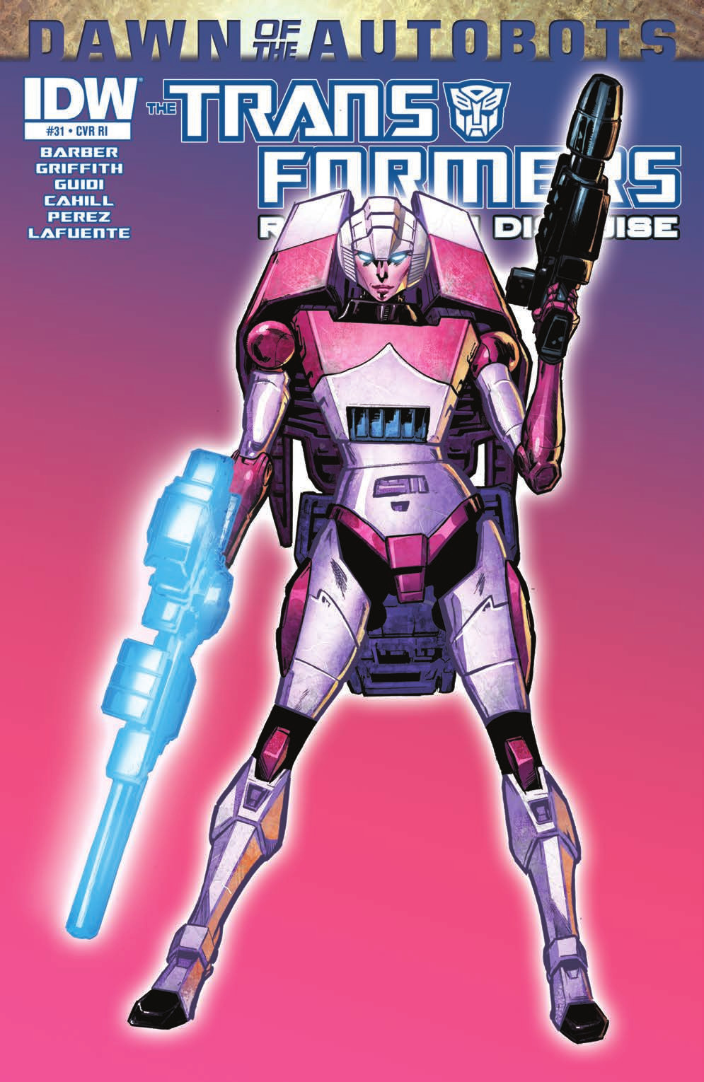 IDW Transformers: Robots in Disguise #31 (Dawn of the Autobots) Review