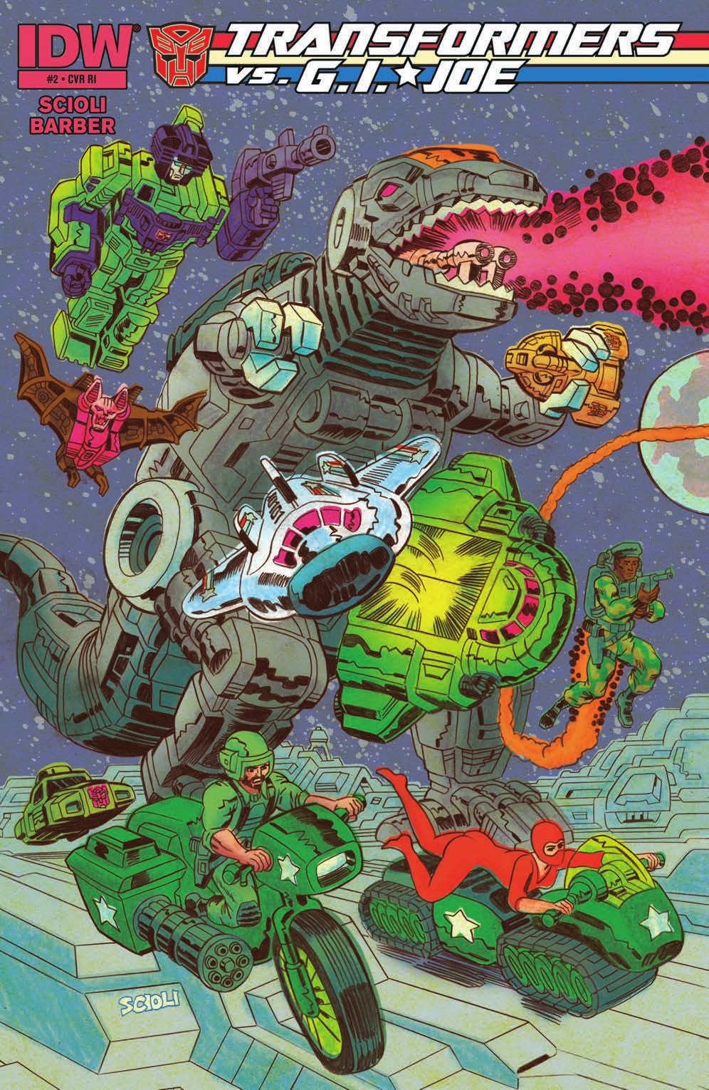 IDW Transformers vs. G.I. Joe #2 Review