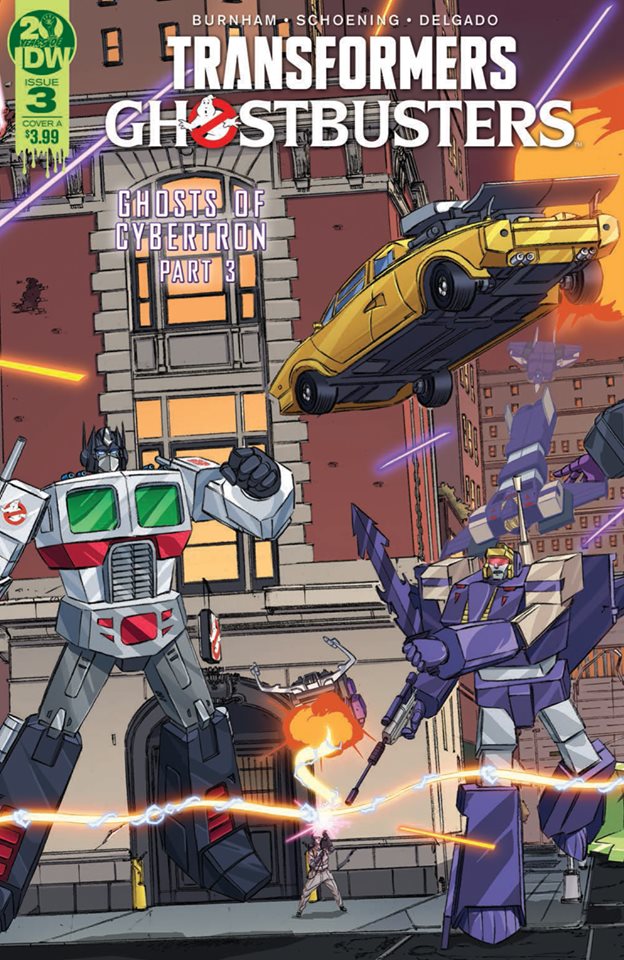 IDW Transformers Ghostbusters Ghosts of Cybertron Issue 3 Full Preview and Issue 4 Incentive Cover