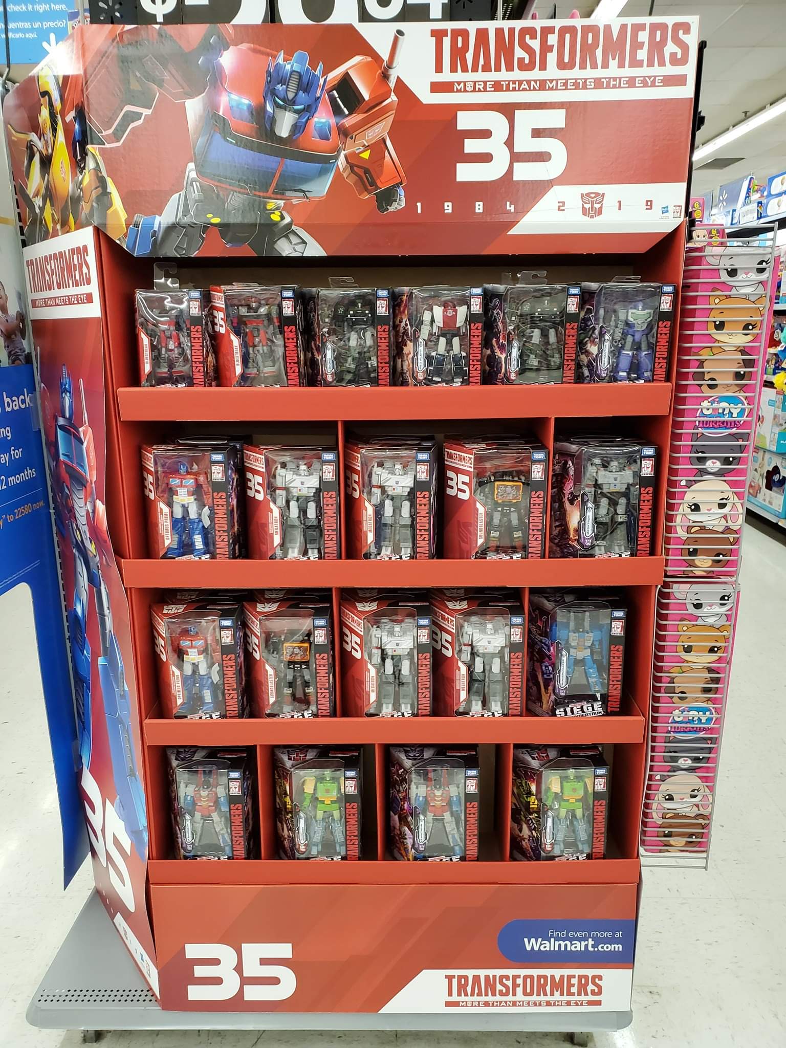 New 35th Anniversary Siege Figures Showcased in New Displays at Walmarts in the US