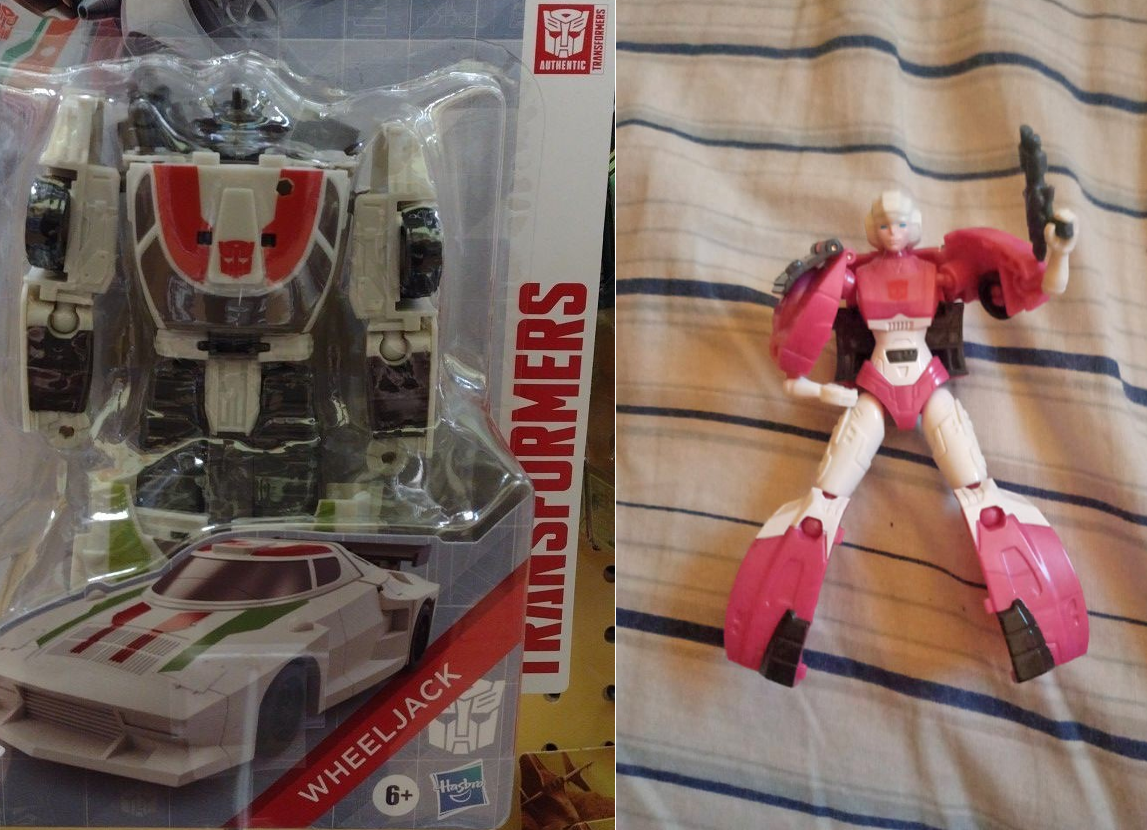 Authentics Wheeljack Found in the US and Authentics Arcee found in Chile