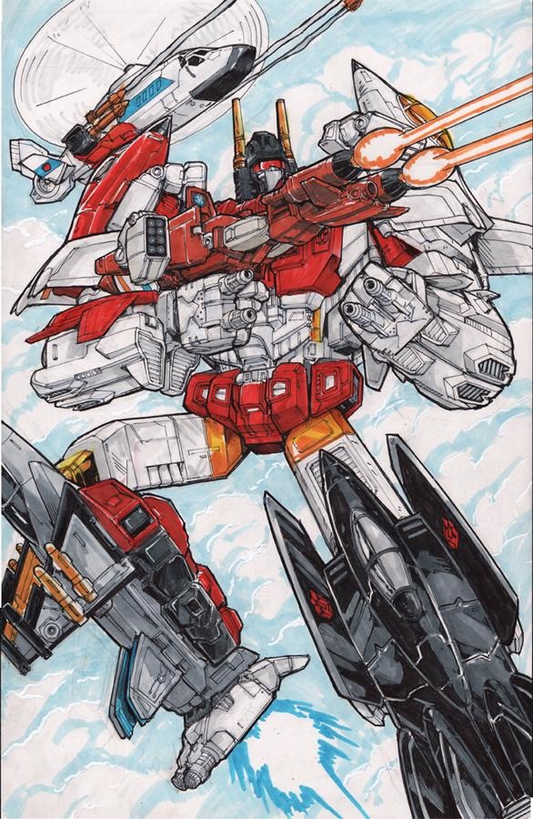 IDW Transformers comic book artist Andrew Griffith shows off Combiner Wars Art