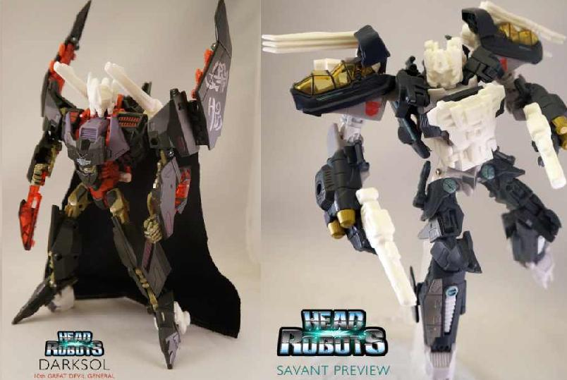 Headrobots: Next Generation. Darksol + Savant + Courageous