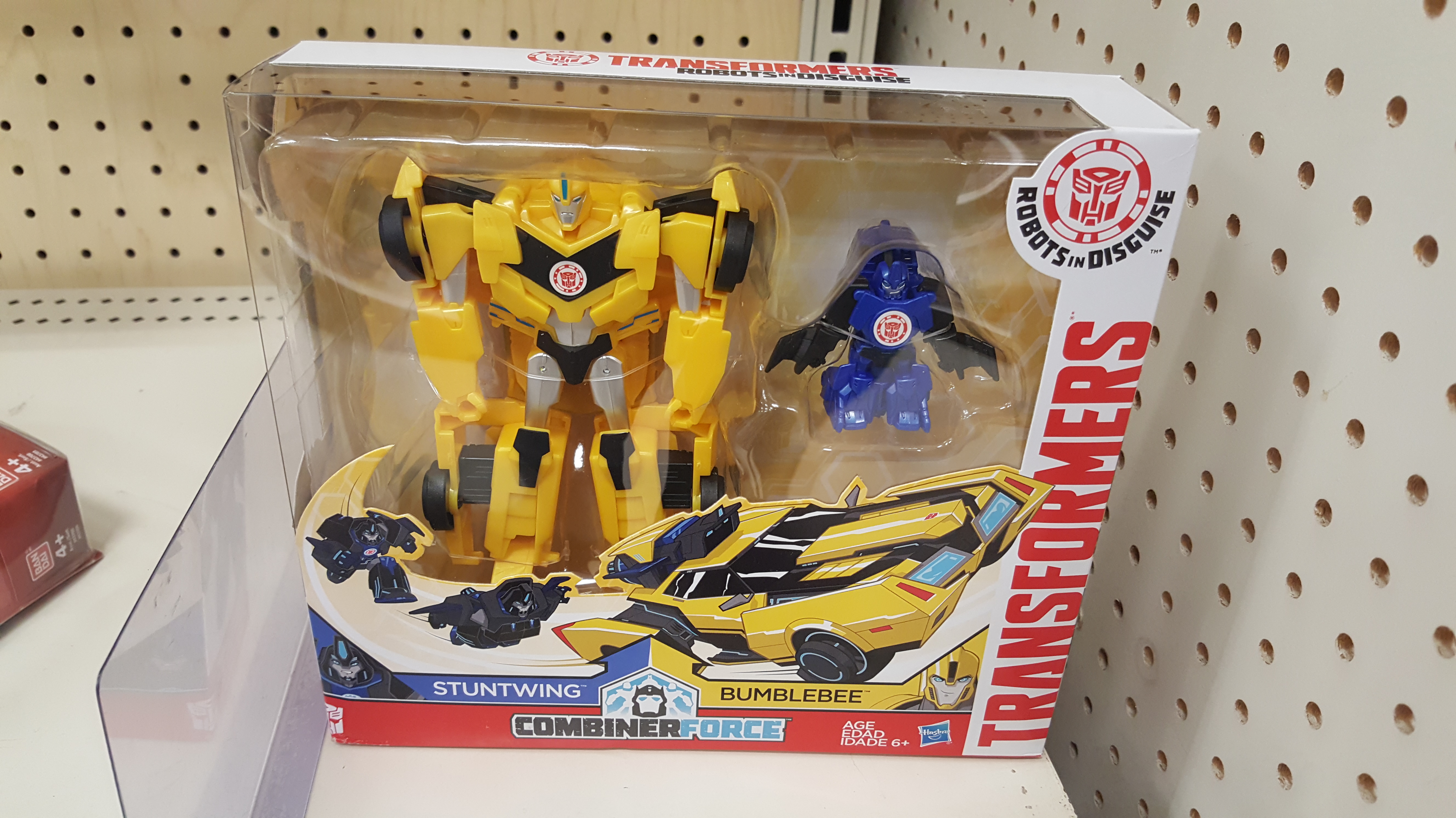 Transformers Robots In Disguise Combiner Force Bumblebee and Stuntwing found at US retail