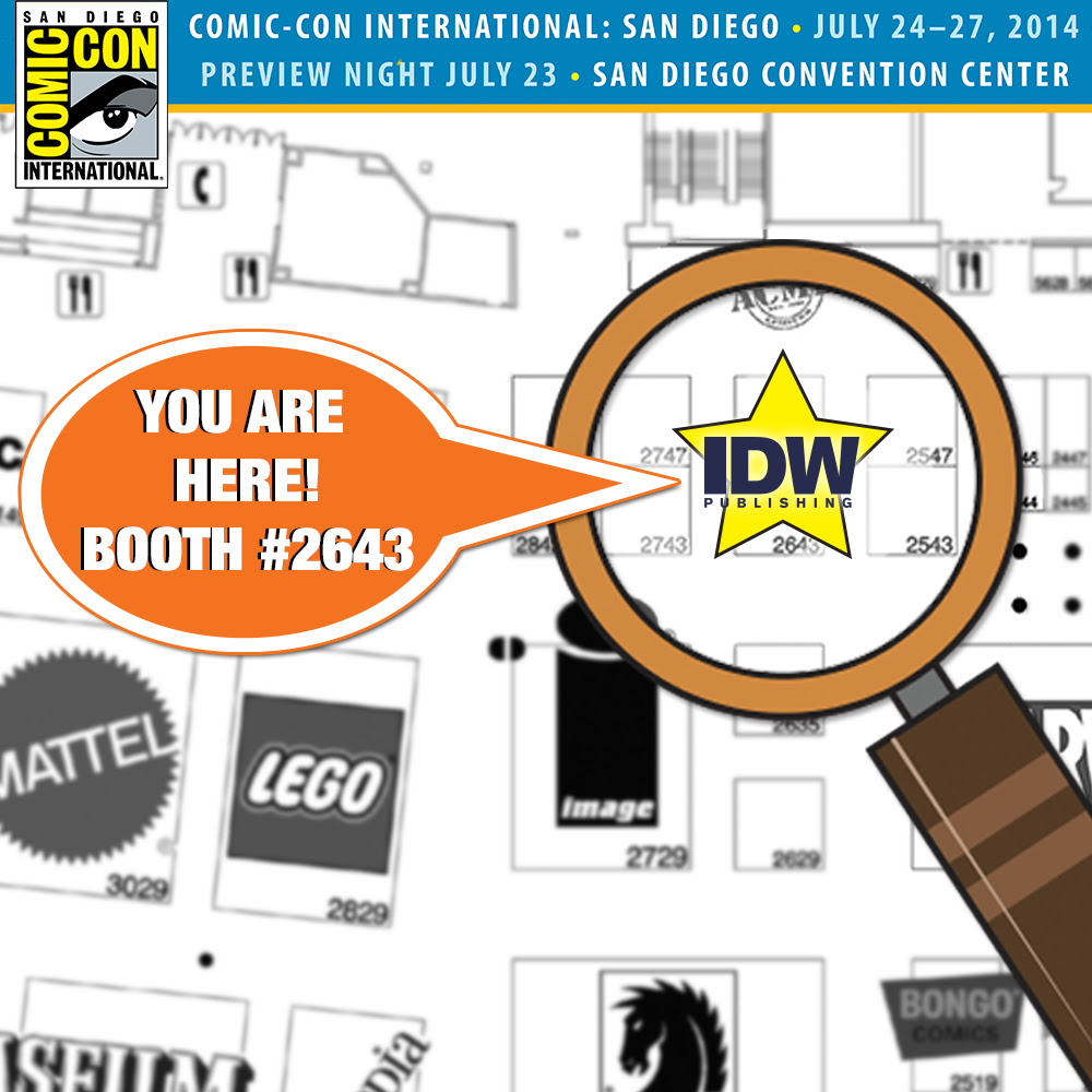 IDW Publishing’s 2014 San Diego Comic-Con International Schedule