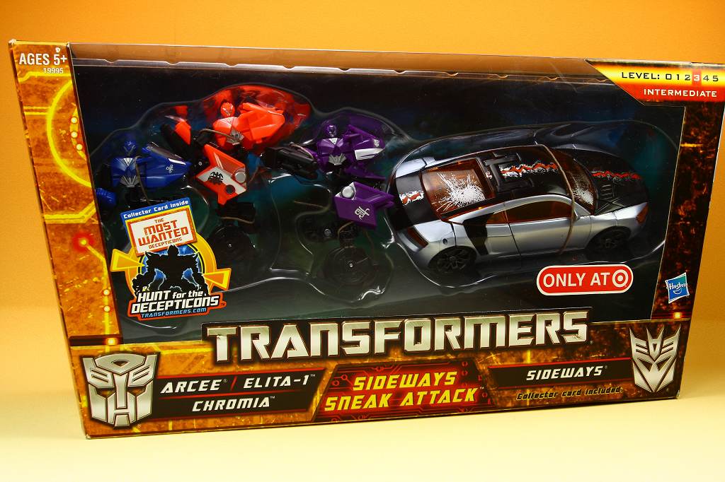 Transformers HFTD "Sideways Sneek Attack" to be TARGET Exclusive