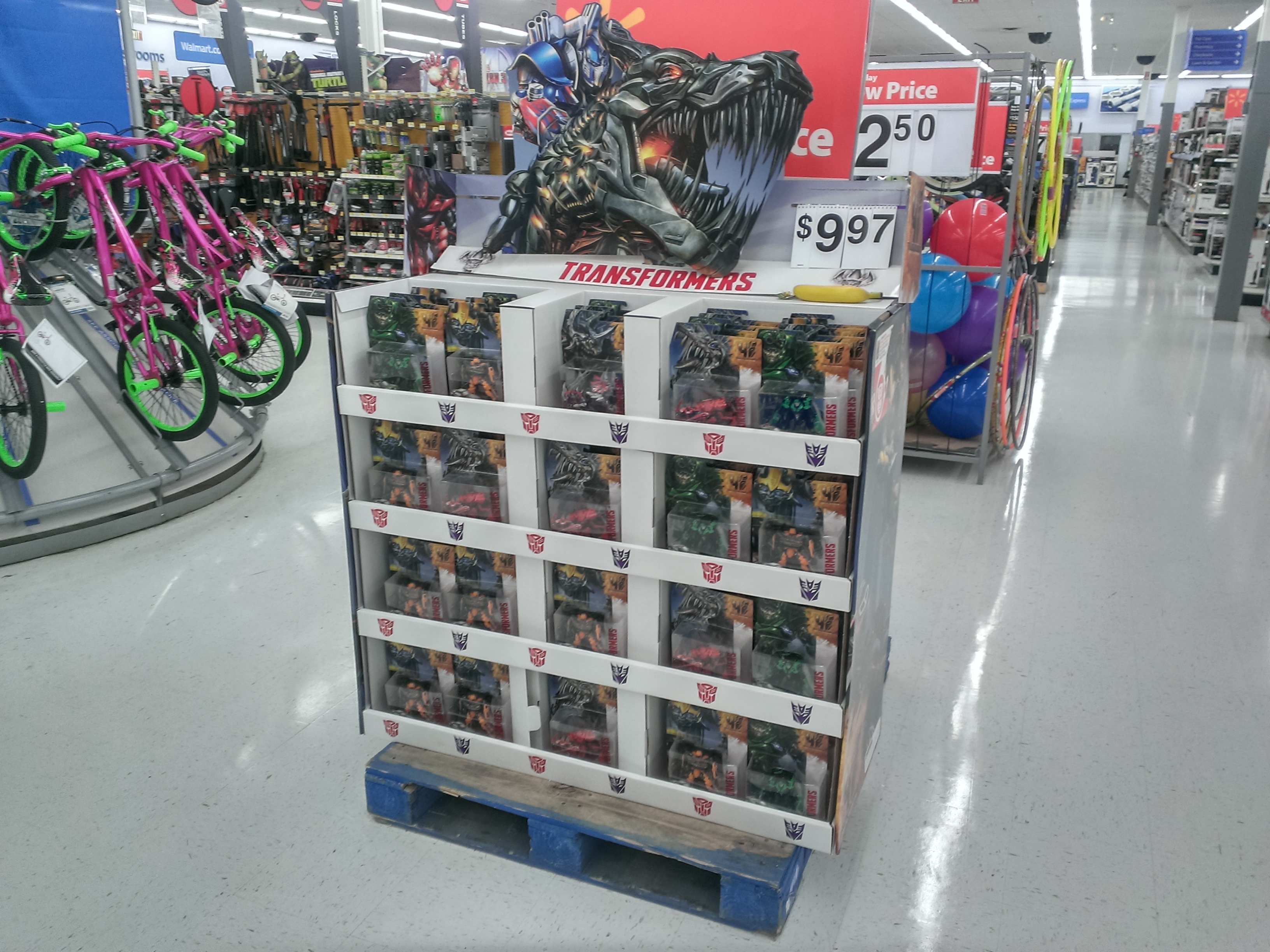 Wal*Mart AoE Figure Pallet, K-Mart Transformers Sale, Chance To Win A Trip