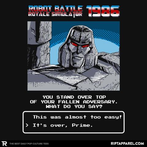 New Transformers Inspired Ript Apparel T-Shirt with Site Discount
